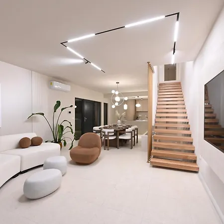 빌라 Rosemary East - Heated Infinity Swimming Pool - Jacuzzi - Kids Playroom - Sea View